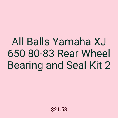 All Balls Yamaha XJ 650 80-83 Rear Wheel Bearing and Seal Kit 2