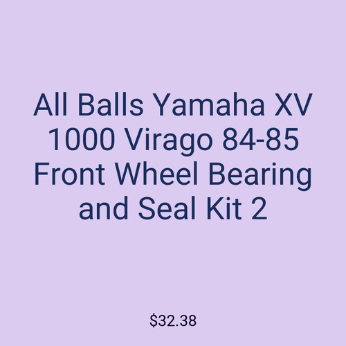 All Balls Yamaha XV 1000 Virago 84-85 Front Wheel Bearing and Seal Kit 2