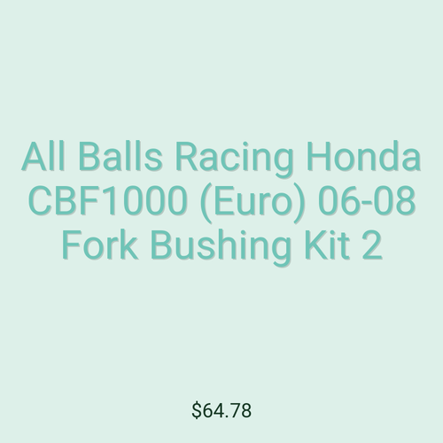 All Balls Racing Honda CBF1000 (Euro) 06-08 Fork Bushing Kit 2