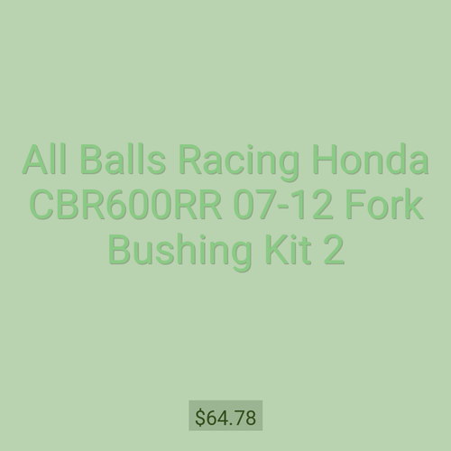 All Balls Racing Honda CBR600RR 07-12 Fork Bushing Kit 2