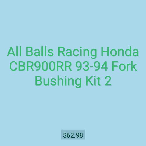 All Balls Racing Honda CBR900RR 93-94 Fork Bushing Kit 2