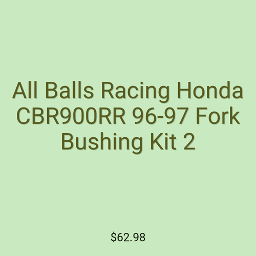 All Balls Racing Honda CBR900RR 96-97 Fork Bushing Kit 2