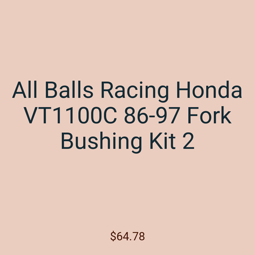 All Balls Racing Honda VT1100C 86-97 Fork Bushing Kit 2