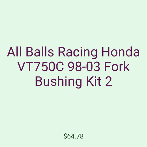 All Balls Racing Honda VT750C 98-03 Fork Bushing Kit 2