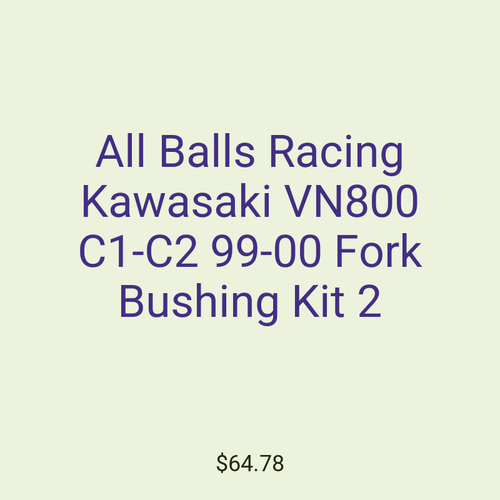 All Balls Racing Kawasaki VN800 C1-C2 99-00 Fork Bushing Kit 2