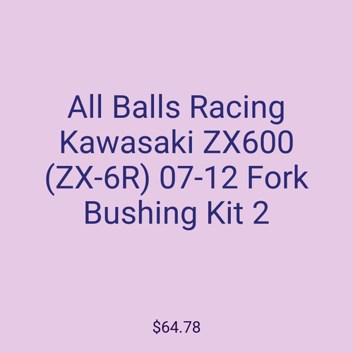 All Balls Racing Kawasaki ZX600 (ZX-6R) 07-12 Fork Bushing Kit 2