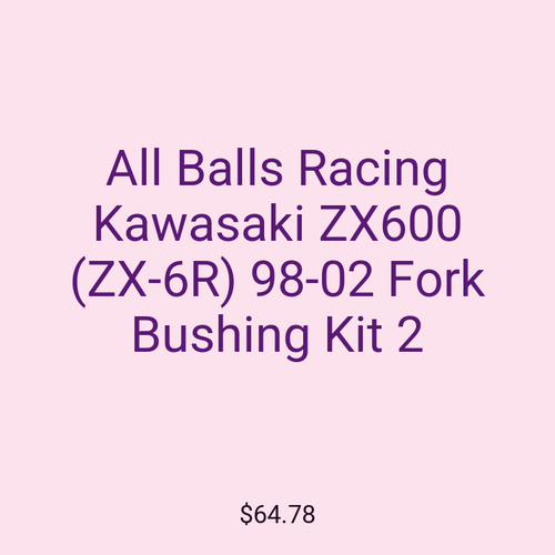 All Balls Racing Kawasaki ZX600 (ZX-6R) 98-02 Fork Bushing Kit 2
