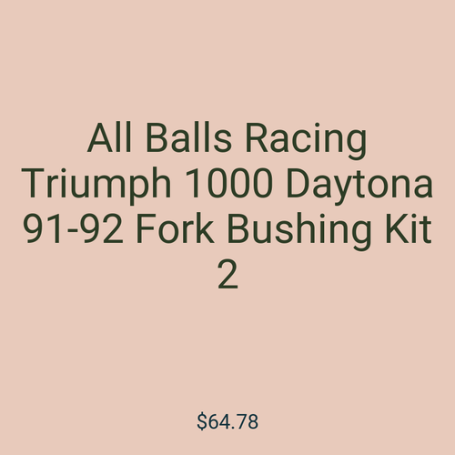 All Balls Racing Triumph 1000 Daytona 91-92 Fork Bushing Kit 2