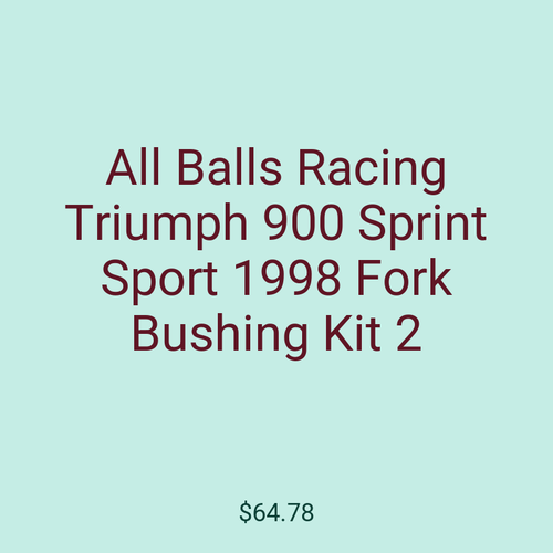 All Balls Racing Triumph 900 Sprint Sport 1998 Fork Bushing Kit 2