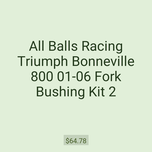 All Balls Racing Triumph Bonneville 800 01-06 Fork Bushing Kit 2