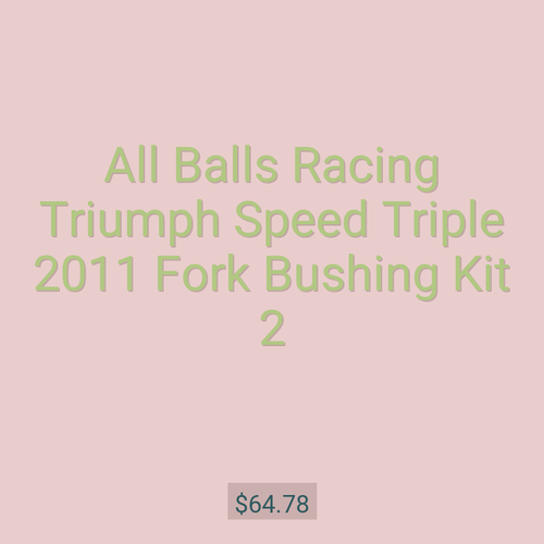 All Balls Racing Triumph Speed Triple 2011 Fork Bushing Kit 2