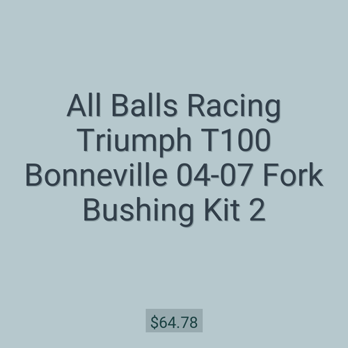 All Balls Racing Triumph T100 Bonneville 04-07 Fork Bushing Kit 2