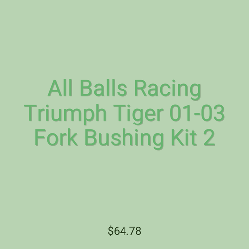 All Balls Racing Triumph Tiger 01-03 Fork Bushing Kit 2