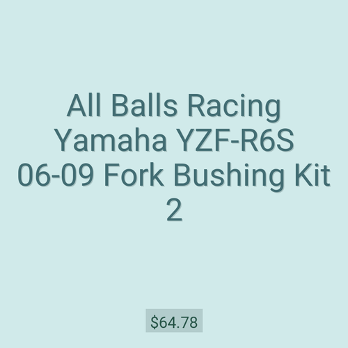 All Balls Racing Yamaha YZF-R6S 06-09 Fork Bushing Kit 2