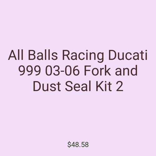 All Balls Racing Ducati 999 03-06 Fork and Dust Seal Kit 2