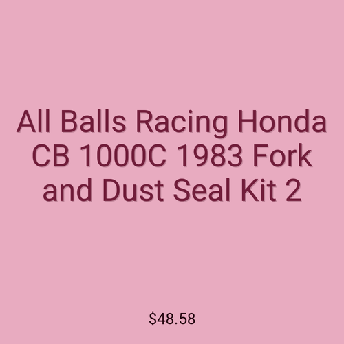 All Balls Racing Honda CB 1000C 1983 Fork and Dust Seal Kit 2