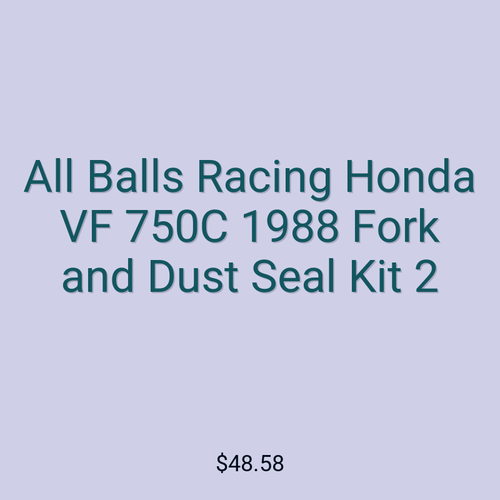 All Balls Racing Honda VF 750C 1988 Fork and Dust Seal Kit 2