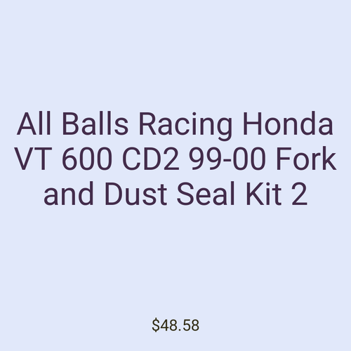 All Balls Racing Honda VT 600 CD2 99-00 Fork and Dust Seal Kit 2