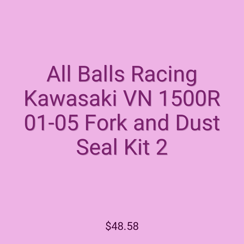All Balls Racing Kawasaki VN 1500R 01-05 Fork and Dust Seal Kit 2
