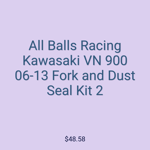 All Balls Racing Kawasaki VN 900 06-13 Fork and Dust Seal Kit 2