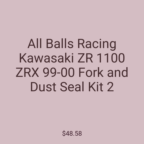 All Balls Racing Kawasaki ZR 1100 ZRX 99-00 Fork and Dust Seal Kit 2