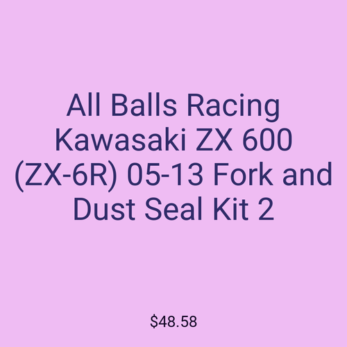 All Balls Racing Kawasaki ZX 600 (ZX-6R) 05-13 Fork and Dust Seal Kit 2