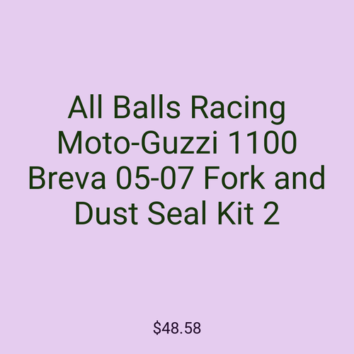 All Balls Racing Moto-Guzzi 1100 Breva 05-07 Fork and Dust Seal Kit 2