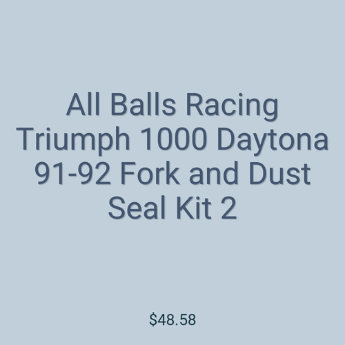 All Balls Racing Triumph 1000 Daytona 91-92 Fork and Dust Seal Kit 2