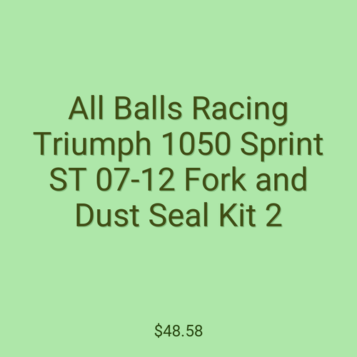 All Balls Racing Triumph 1050 Sprint ST 07-12 Fork and Dust Seal Kit 2