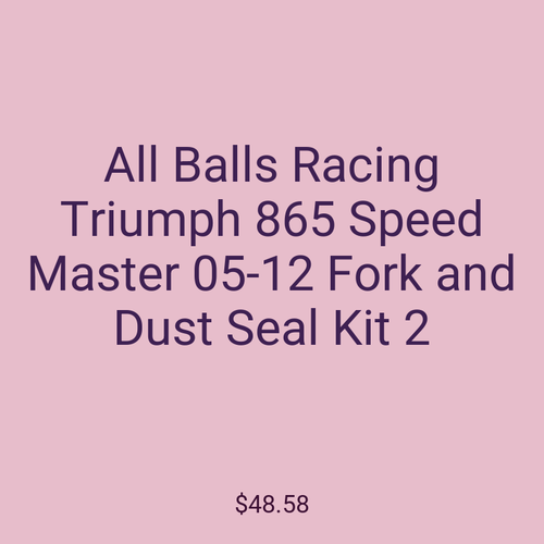 All Balls Racing Triumph 865 Speed Master 05-12 Fork and Dust Seal Kit 2