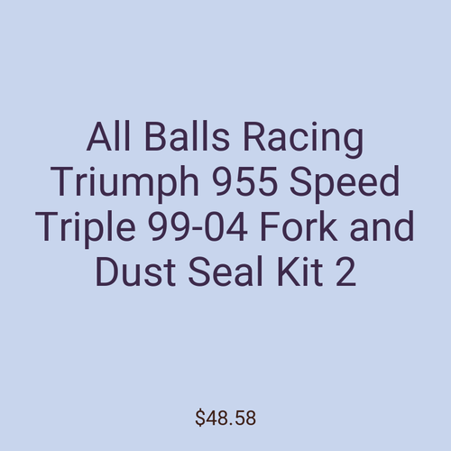 All Balls Racing Triumph 955 Speed Triple 99-04 Fork and Dust Seal Kit 2