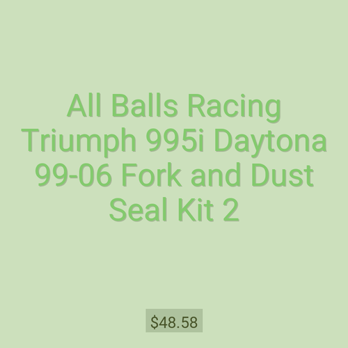 All Balls Racing Triumph 995i Daytona  99-06 Fork and Dust Seal Kit 2