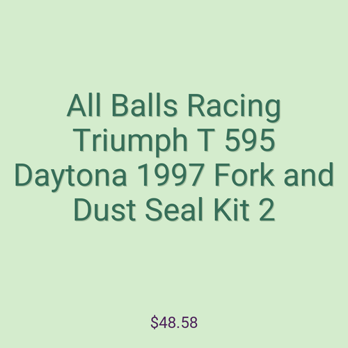 All Balls Racing Triumph T 595 Daytona 1997 Fork and Dust Seal Kit 2