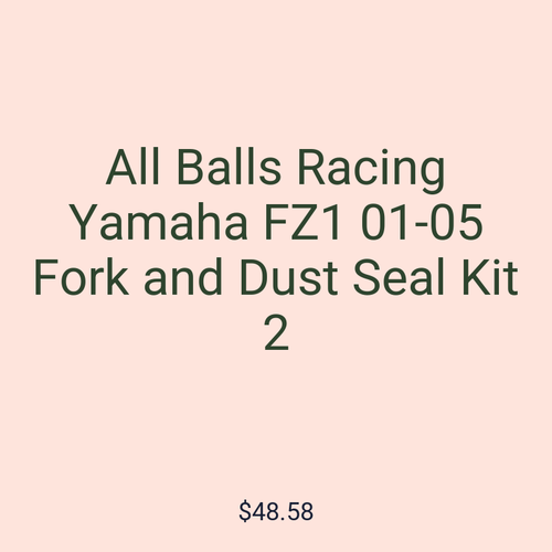 All Balls Racing Yamaha FZ1 01-05 Fork and Dust Seal Kit 2
