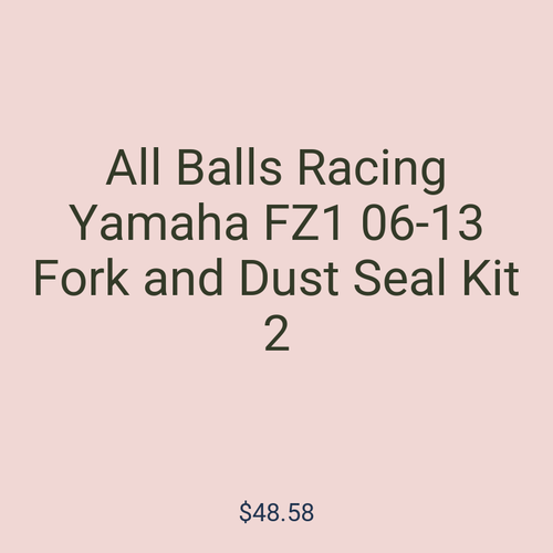 All Balls Racing Yamaha FZ1 06-13 Fork and Dust Seal Kit 2