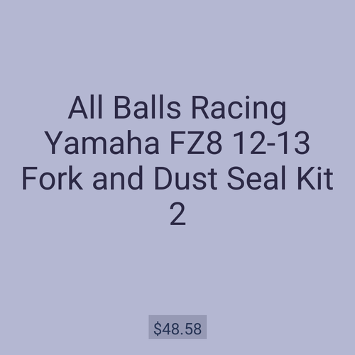 All Balls Racing Yamaha FZ8 12-13 Fork and Dust Seal Kit 2