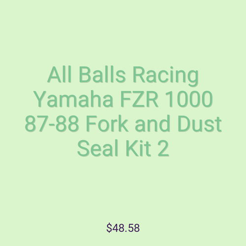 All Balls Racing Yamaha FZR 1000 87-88 Fork and Dust Seal Kit 2