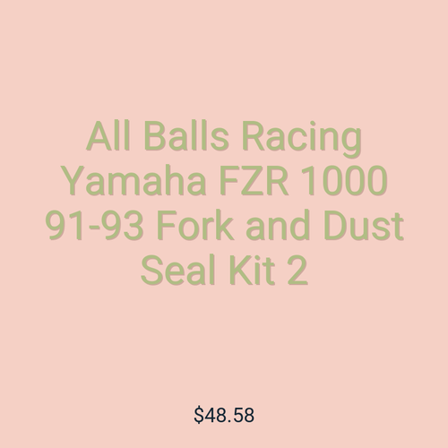 All Balls Racing Yamaha FZR 1000 91-93 Fork and Dust Seal Kit 2