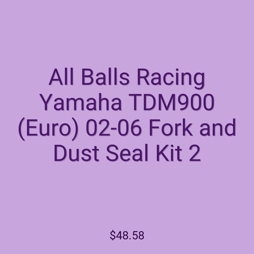 All Balls Racing Yamaha TDM900 (Euro) 02-06 Fork and Dust Seal Kit 2