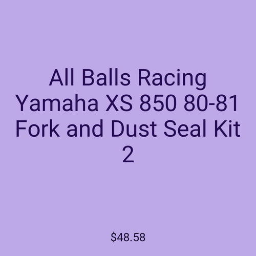 All Balls Racing Yamaha XS 850 80-81 Fork and Dust Seal Kit 2