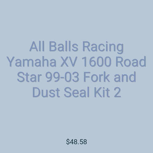 All Balls Racing Yamaha XV 1600 Road Star 99-03 Fork and Dust Seal Kit 2