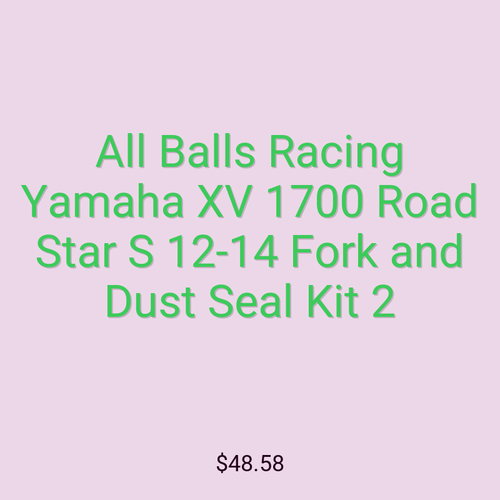 All Balls Racing Yamaha XV 1700 Road Star S 12-14 Fork and Dust Seal Kit 2