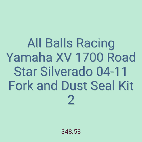 All Balls Racing Yamaha XV 1700 Road Star Silverado 04-11 Fork and Dust Seal Kit 2