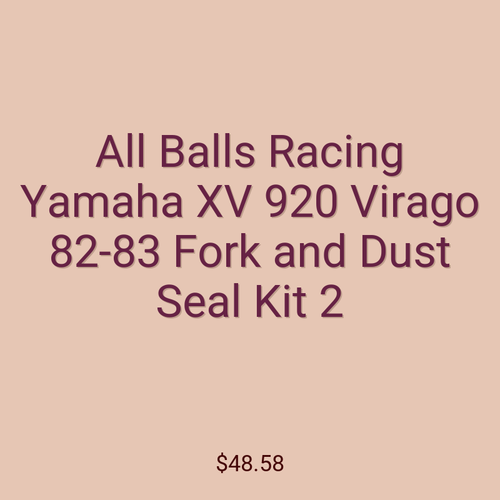 All Balls Racing Yamaha XV 920 Virago 82-83 Fork and Dust Seal Kit 2