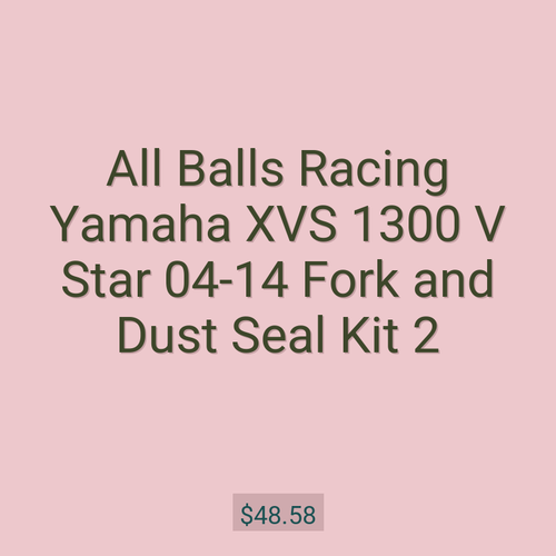 All Balls Racing Yamaha XVS 1300 V Star 04-14 Fork and Dust Seal Kit 2