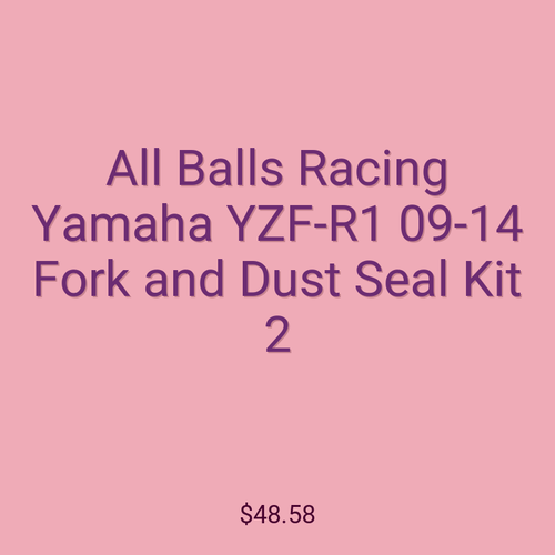 All Balls Racing Yamaha YZF-R1 09-14 Fork and Dust Seal Kit 2