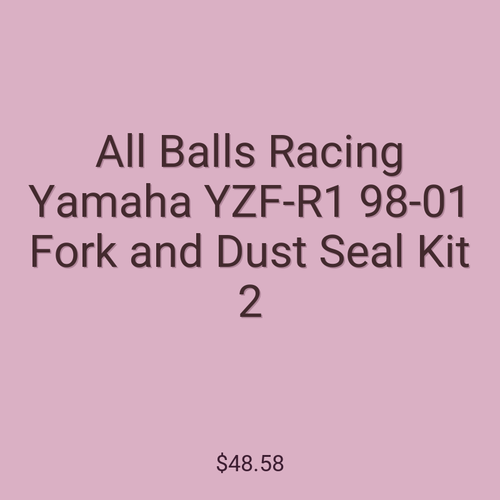 All Balls Racing Yamaha YZF-R1 98-01 Fork and Dust Seal Kit 2