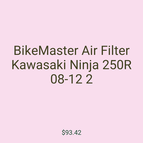 BikeMaster Air Filter Kawasaki Ninja 250R  08-12 2