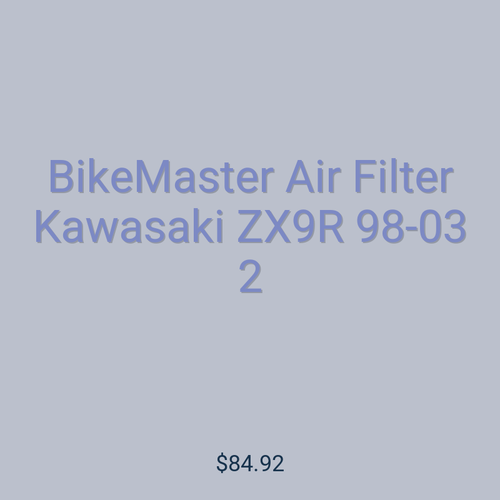 BikeMaster Air Filter Kawasaki ZX9R 98-03 2