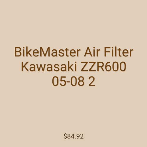BikeMaster Air Filter Kawasaki ZZR600 05-08 2